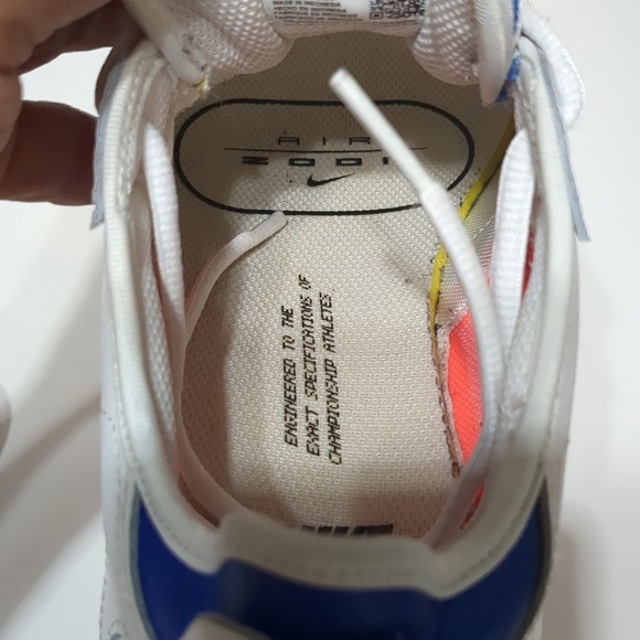 Nike Air Zoom Division White Black Game Royal Blue Men Running Shoes size 9.5